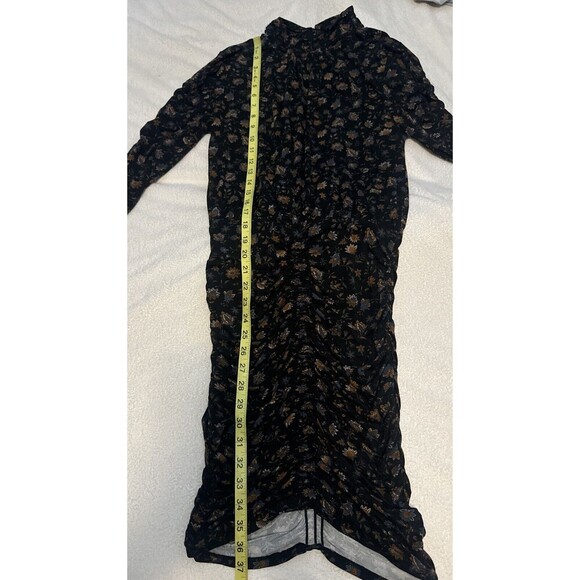 Evereve Women’s Lorelei Ruched Smocked Knit FLORAL Dress Sz S - Picture 10 of 10